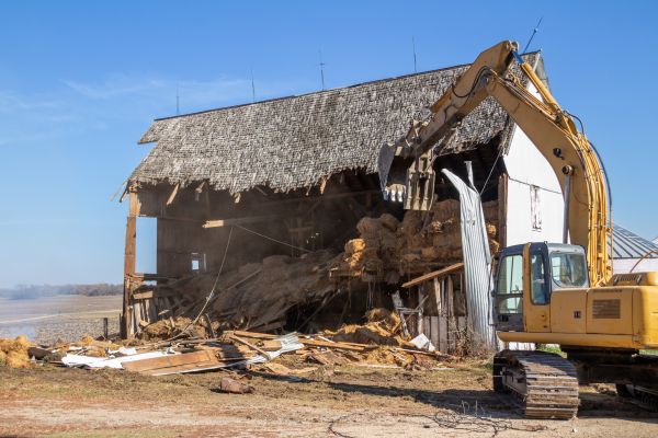 Barn Demolition in Cary