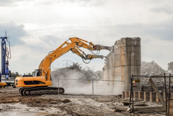 Silo Demolition in Cary