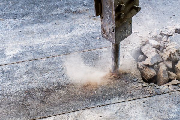 Concrete Patio Removal in Cary