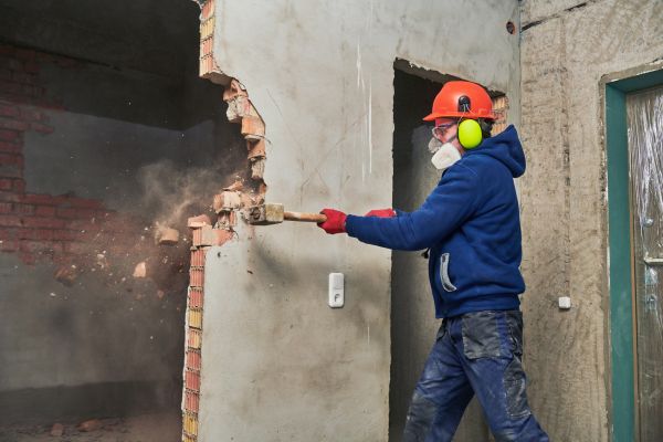 Concrete Wall Demolition in Cary
