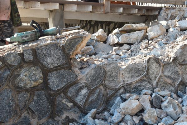 Retaining Wall Demolition in Cary